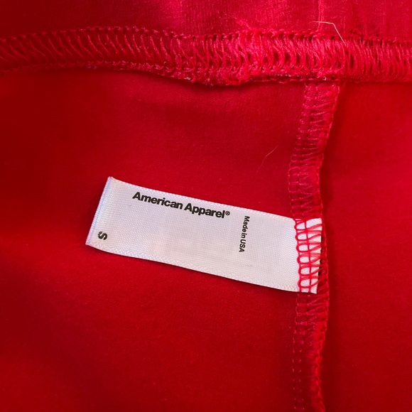 AA red cotton leggings - Picture 2 of 2